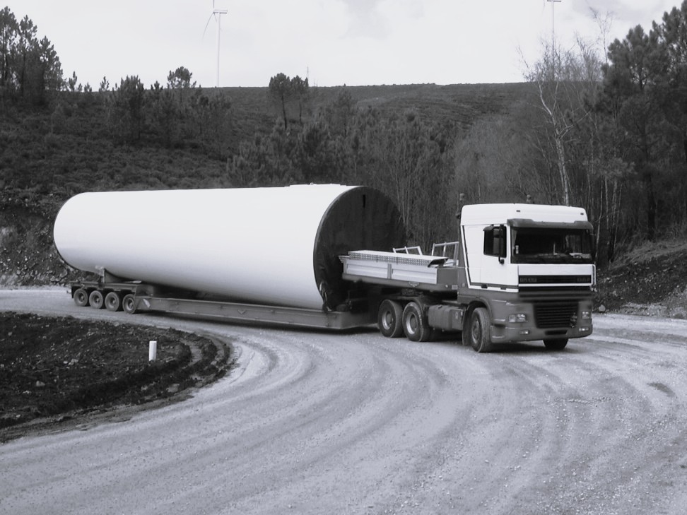 Transporting wind energy